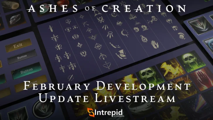 Ashes of creation february development update livestream thumbnail