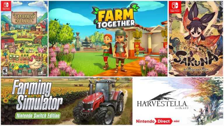 Farming Games on Nintendo Switch, for those who would like to get a glimpse of farming life
