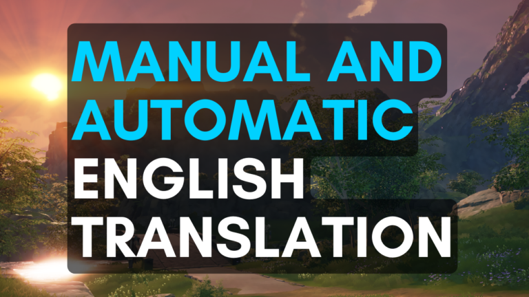 English Translation Tool For Your Game