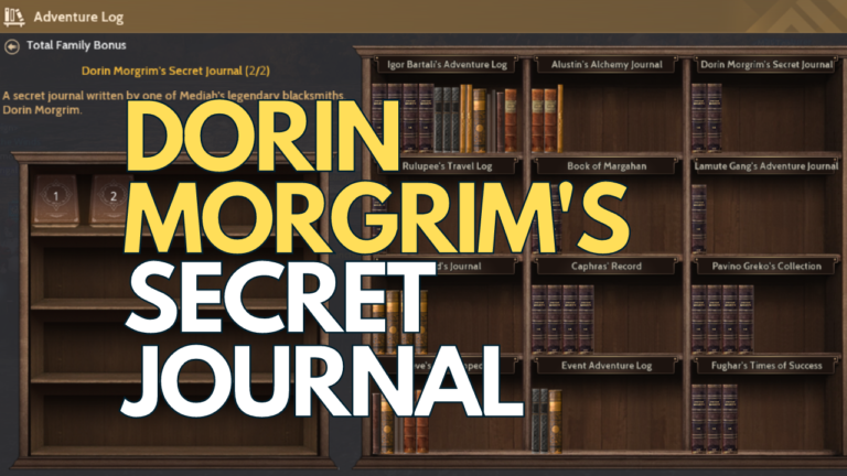 Dorin Morgrim’s Secret Journal