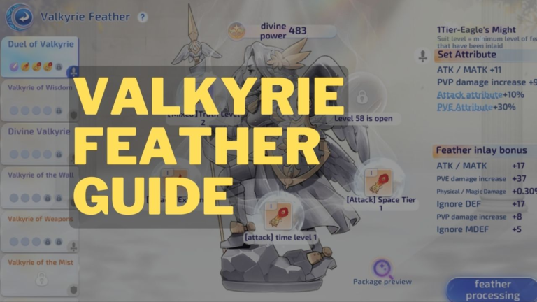Ragnarok Origin Valkyrie Feather Guide!